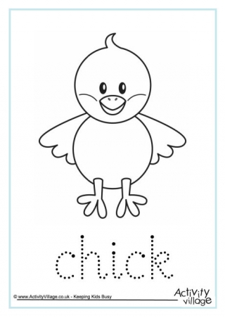 Chick Word Tracing