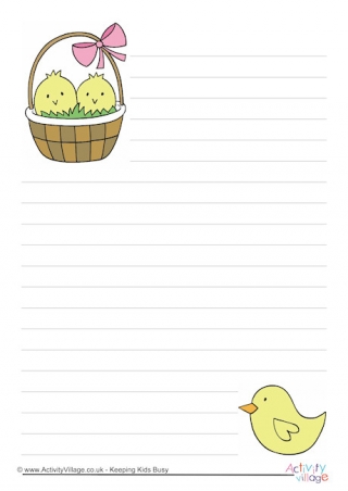 Chicks Writing Paper 2