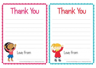 Children Thank You Notes