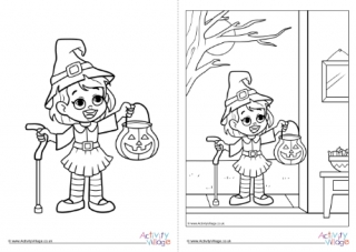 Children With Disabilities Colouring Page 10