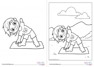 Children With Disabilities Colouring Page 30