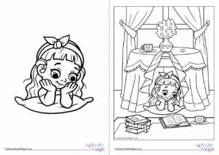 Children With Disabilities Colouring Page 4