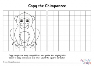 Chimpanzee Grid Copy