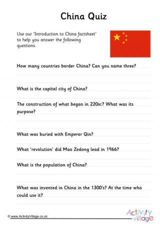 China Quiz