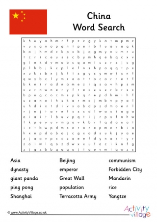 China Word Search