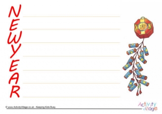 Chinese New Year Acrostic Poem Printable
