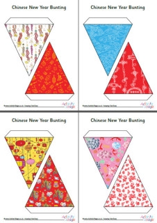 Chinese New Year Bunting Printables