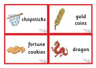 Chinese New Year Flash Cards - Small