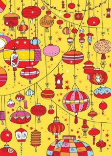 Chinese New Year Scrapbook Paper