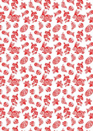 Chinese Papercuts Scrapbook Paper