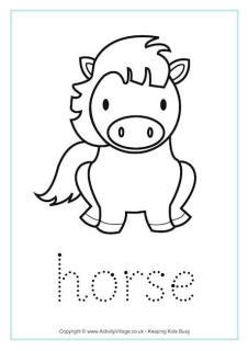 Chinese Zodiac Word Tracing Worksheets