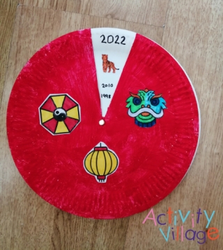 Chinese Zodiac Spinner Craft and Printable
