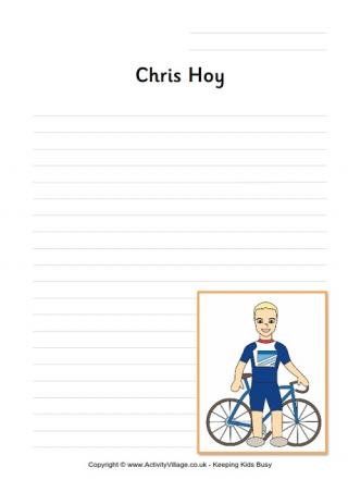 Chris Hoy Writing Page