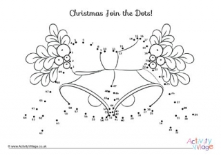 Christmas Bells Dot To Dot 