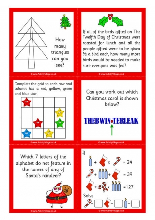 Christmas Brain Teaser Challenges 4