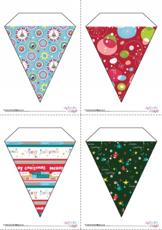 Christmas Bunting 1 - Large
