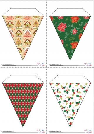 Christmas Bunting 2 - Large