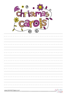 Christmas Carols Printables