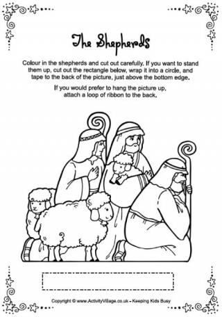 christmas characters shepherds