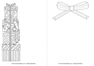 Christmas Colouring Writing Paper 1