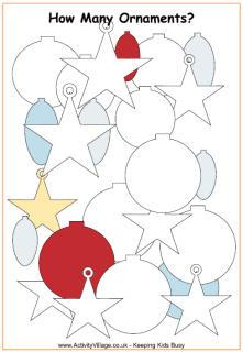 Christmas Counting Puzzles