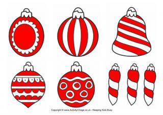 Christmas Decorations Printables