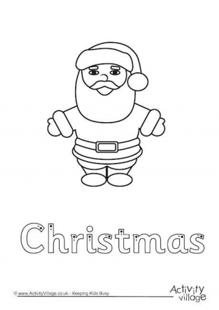 Christmas Finger Tracing