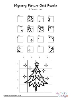 Christmas Mystery Picture Puzzles