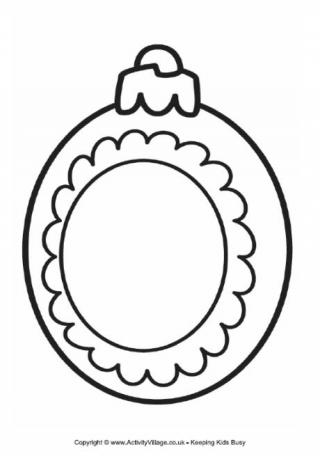 Christmas Ornament Frame