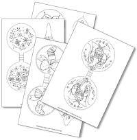 Christmas Ornaments Colouring Activity