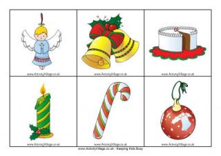 Christmas Picture Cards - Colour