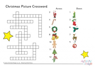 Christmas Picture Crossword