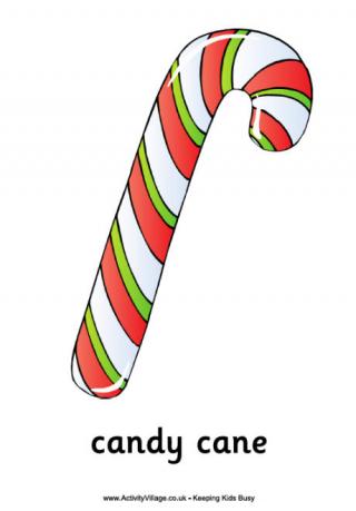 Candy Cane Poster