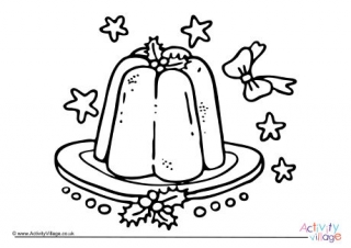 15+ Plum Pudding Coloring Pages Pics