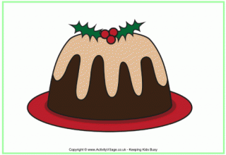 Christmas Pudding Poster