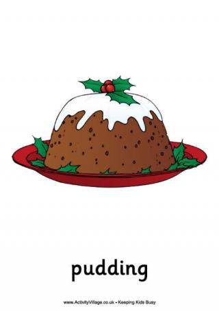 Christmas Pudding Poster