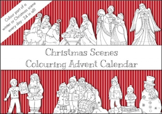 Christmas Scenes Colouring Advent Calendar