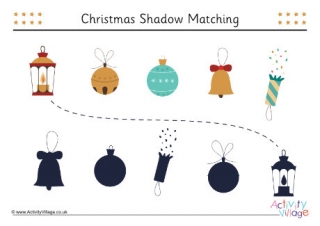 Christmas Shadow Matching 1