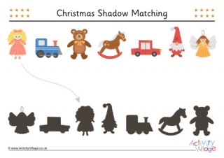  Christmas Shadow Matching 5