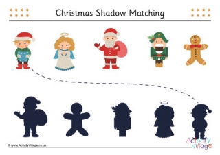  Christmas Shadow Matching  7