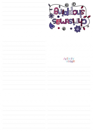 Christmas Shopping Booklet