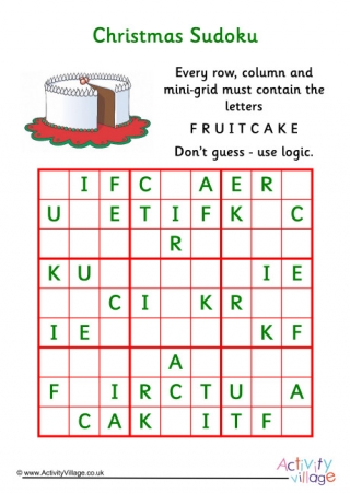Christmas Sudoku Difficult