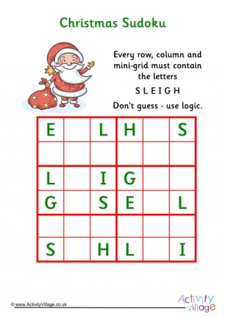 Christmas Sudoku Medium