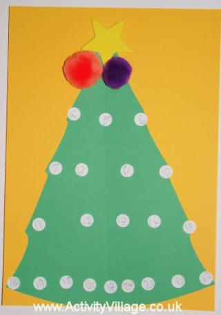 Christmas Tree Advent Calendar