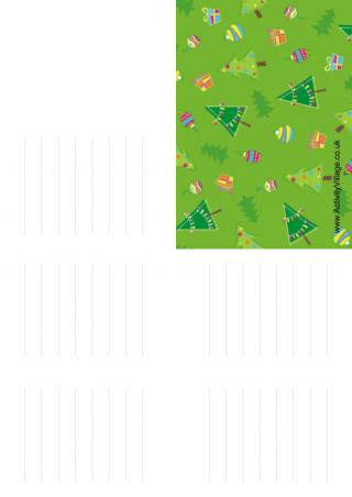 Christmas Tree Cover Booklet