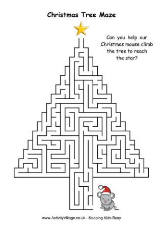 Christmas Tree Maze 3