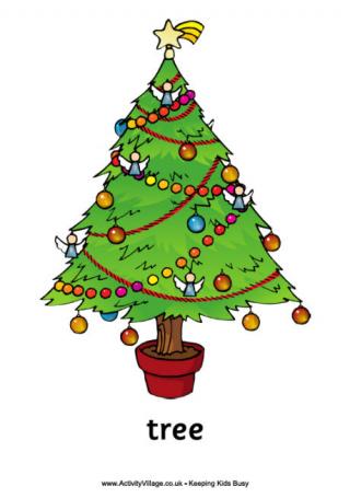 Christmas Tree Poster 
