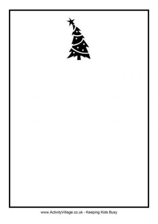 Christmas Tree Writing Frame