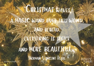 Christmas Waves A Magic Wand Poster
