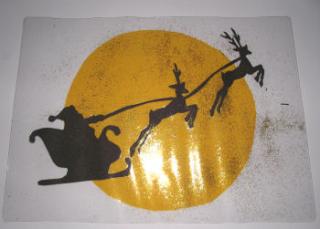 Christmas Window Silhouette